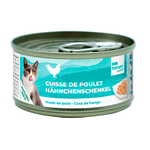 Bubi Nature, CAT muslo de pollo, 70g