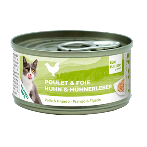 Bubi Nature, CAT pollohígado, 70g